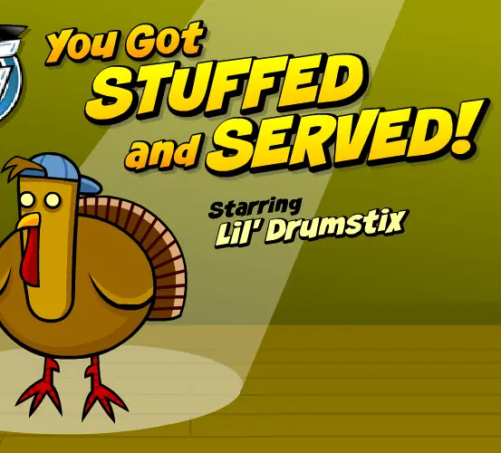 You Got Stuffed and Served! logo