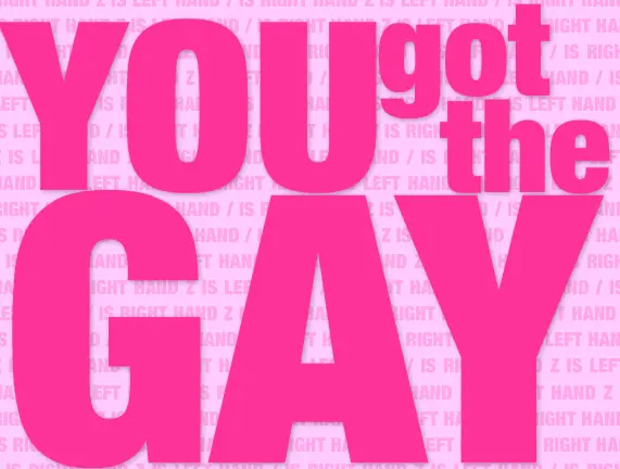 You Got The Gay logo
