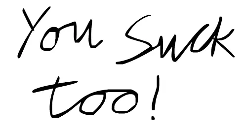 You Suck Too! logo