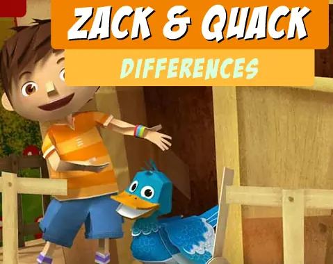Zack & Quack: Differences logo