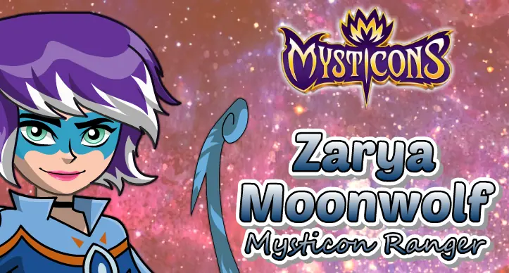 Zarya Moonwolf Mysticon Ranger logo