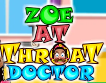 Zoe at Throat Doctor logo