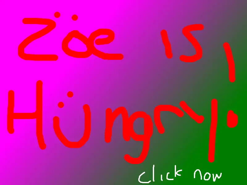 ZOE IS HUNGRY logo