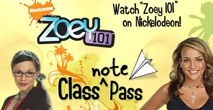 Zoey 101: Class Note Pass logo