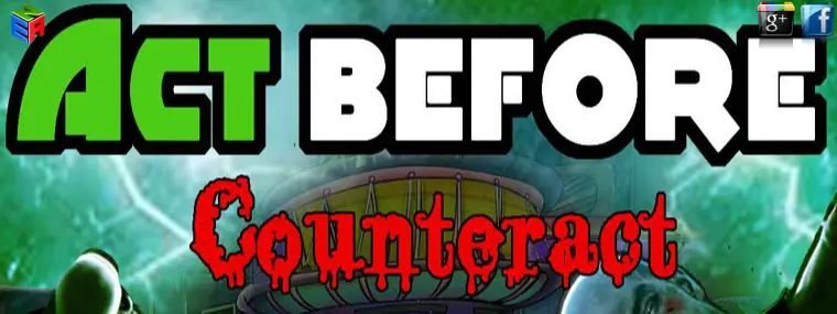 Zombie Dead or Alive: Act Before Counteract logo
