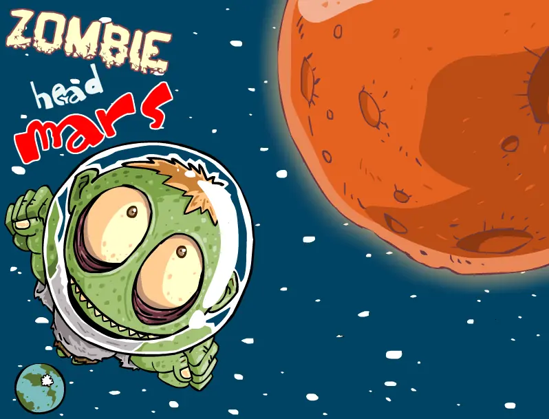 Zombie Head Mars logo