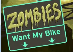 Zombies Want My Bike logo