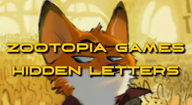 Zootopia Games Hidden Letters logo