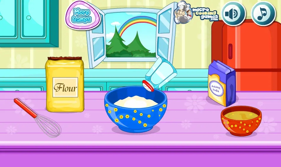 Cooking Rainbow Birthday Cake - Play Online on Flash Museum 🕹️