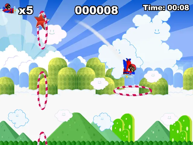Mario Stunt Pilot - Play Online on Flash Museum 🕹️