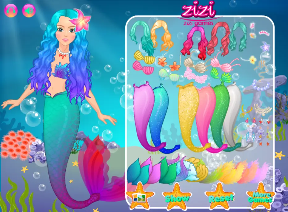 Mermaid - Play Online on Flash Museum 🕹️