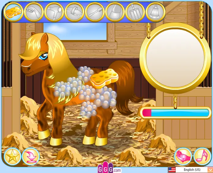Pomy Clean Pony Cleaning - Play Online on Flash Museum 🕹️